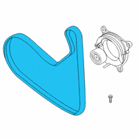 OEM 2022 BMW 228i xDrive Gran Coupe RIBBED V-BELT Diagram - 11-28-8-638-716