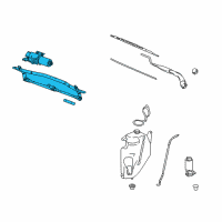 OEM Saturn Front Motor Diagram - 15813768