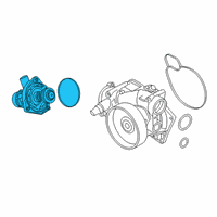 OEM 2019 BMW X7 Thermostat With Characterist Diagram - 11-53-8-685-978