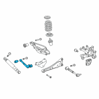 OEM 2010 Toyota RAV4 Upper Control Arm Diagram - 48790-42020