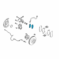 OEM 2009 Nissan Quest Pad Kit-Disc Br Diagram - D4060-8H385