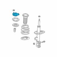 OEM 2019 Toyota RAV4 Strut Mount Diagram - 48609-0R050