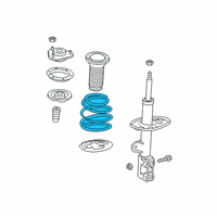 OEM 2020 Toyota RAV4 Spring Diagram - 48131-42A20