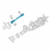 OEM 2008 Nissan Altima Joint-Steering Lower Diagram - 48080-JA02C