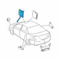 OEM 2013 Toyota Camry Control Module Diagram - 89990-06111