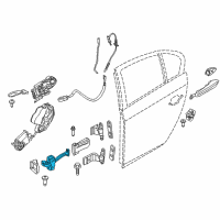 OEM 2015 BMW 535i xDrive Rear Door Brake Diagram - 51-22-7-182-019