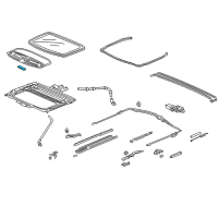 OEM 1996 Honda Civic Handle, Sunshade *NH220L* (CLEAR GRAY) Diagram - 83213-SR4-003ZC