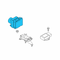 OEM 2015 Infiniti Q60 Actuator & Ecu Assy, Aniti-Skid Diagram - D7660-1A32A