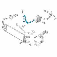 OEM 2013 Ford C-Max Cooler Pipe Diagram - DM5Z-7A030-A