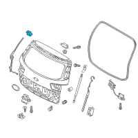 OEM 2017 Kia Sedona Switch Assembly-Power Tail Gate Diagram - 96740A9100DAA