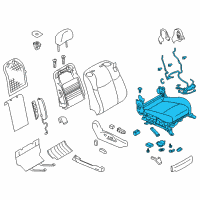 OEM 2013 Infiniti M56 Cushion Assy-Front Seat Diagram - 87300-3WG6C