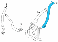 OEM 2022 Hyundai Tucson Hose Assembly-Oil Cooler Diagram - 25425-3D100