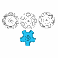 OEM Toyota Avalon Center Cap Diagram - 42603-AA020