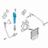 OEM 2013 Kia Optima Ignition Coil Assembly Diagram - 273002G700