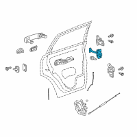 OEM Saturn Vue Door Check Diagram - 95929942