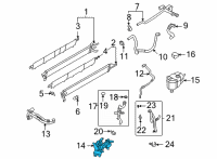 OEM 2021 Ford F-150 PUMP ASY - WATER AUXILIARY Diagram - ML3Z-8C590-A