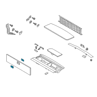 OEM 2019 Ford Expedition Handle Diagram - JL1Z-78454A16-AG