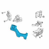 OEM 2015 Ram 1500 Bracket-Engine Mount Diagram - 68159779AE