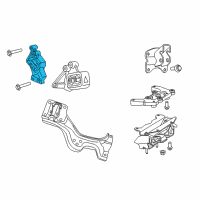 OEM 2016 Ram 1500 INSULATOR-Engine Mount Diagram - 68159766AE