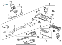 OEM Cadillac CT5 Converter & Pipe Seal Diagram - 12690937