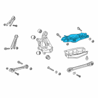 OEM 2017 Chevrolet Camaro Lower Control Arm Diagram - 84382226