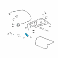 OEM 2015 Chevrolet Caprice Hinge Diagram - 92266383