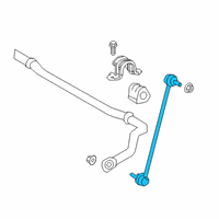 OEM Lexus UX250h Link Assembly, FR STABIL Diagram - 48820-02110