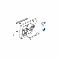 OEM 2006 Honda Pilot Sub-Switch Assembly, Power Window (Black) Diagram - 35760-S9V-A11ZA