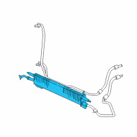 OEM Mercury Transmission Cooler Diagram - 4F2Z-3F749-AB