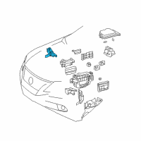 OEM Lexus Resistor Assembly, Fuel Diagram - 23080-31152