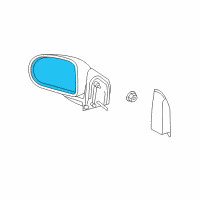 OEM 2014 Jeep Patriot Glass-Mirror Replacement Diagram - 68003715AA