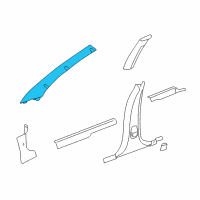 OEM 2004 Dodge Stratus Molding-Windshield GARNISH Diagram - RC24XT5AG