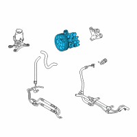 OEM 2009 Toyota Sequoia Power Steering Pump Diagram - 44310-0C100