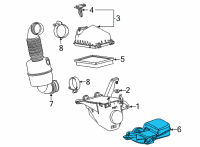 OEM 2020 Toyota Mirai Air Inlet Diagram - 17751-77040