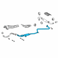 OEM 2012 Scion tC Center Pipe Diagram - 17420-36070