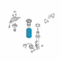 OEM Hyundai Genesis Spring-Front Diagram - 54650-B1610