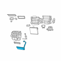 OEM 2011 Jeep Wrangler Core-Heater Diagram - 68004193AB