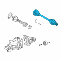 OEM 1997 BMW Z3 Axle Shaft Assembly Diagram - 33-21-1-229-235