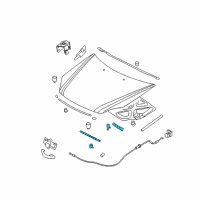 OEM 2008 Kia Optima Strip Assembly-Hood Seal Diagram - 864352G000