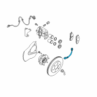 OEM 2021 Nissan Frontier Hose Assembly-Brake Front Diagram - 46211-EA00A