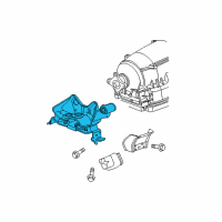 OEM 2006 Jeep Commander INSULATOR-Transmission Diagram - 52089934AK