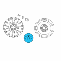 OEM 2007 Infiniti M45 Cap-Disc Wheel Diagram - 40315-EH010