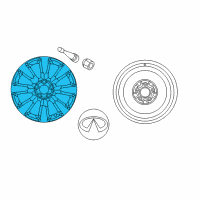 OEM Infiniti Aluminum Wheel Diagram - D0300-EG54A