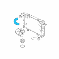 OEM 2006 Dodge Ram 2500 Hose-Radiator Outlet Diagram - 52028872AG