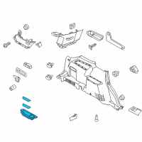 OEM 2019 Ford Explorer Cup Holder Diagram - BB5Z-7813560-AE