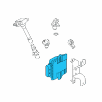 OEM 2019 Nissan NV3500 Blank Engine Control Module Diagram - 23703-9FT0A