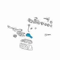 OEM 2005 Acura RL Switch Assembly, Wiper Diagram - 35256-SJA-307