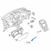 OEM Lincoln MKX Courtesy Lamp Diagram - FA1Z-14A318-B