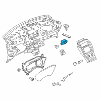 OEM Lincoln Headlamp Switch Diagram - EJ7Z-11654-BA