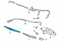 OEM 2022 Jeep Wagoneer REAR WIPER Diagram - 68505554AA